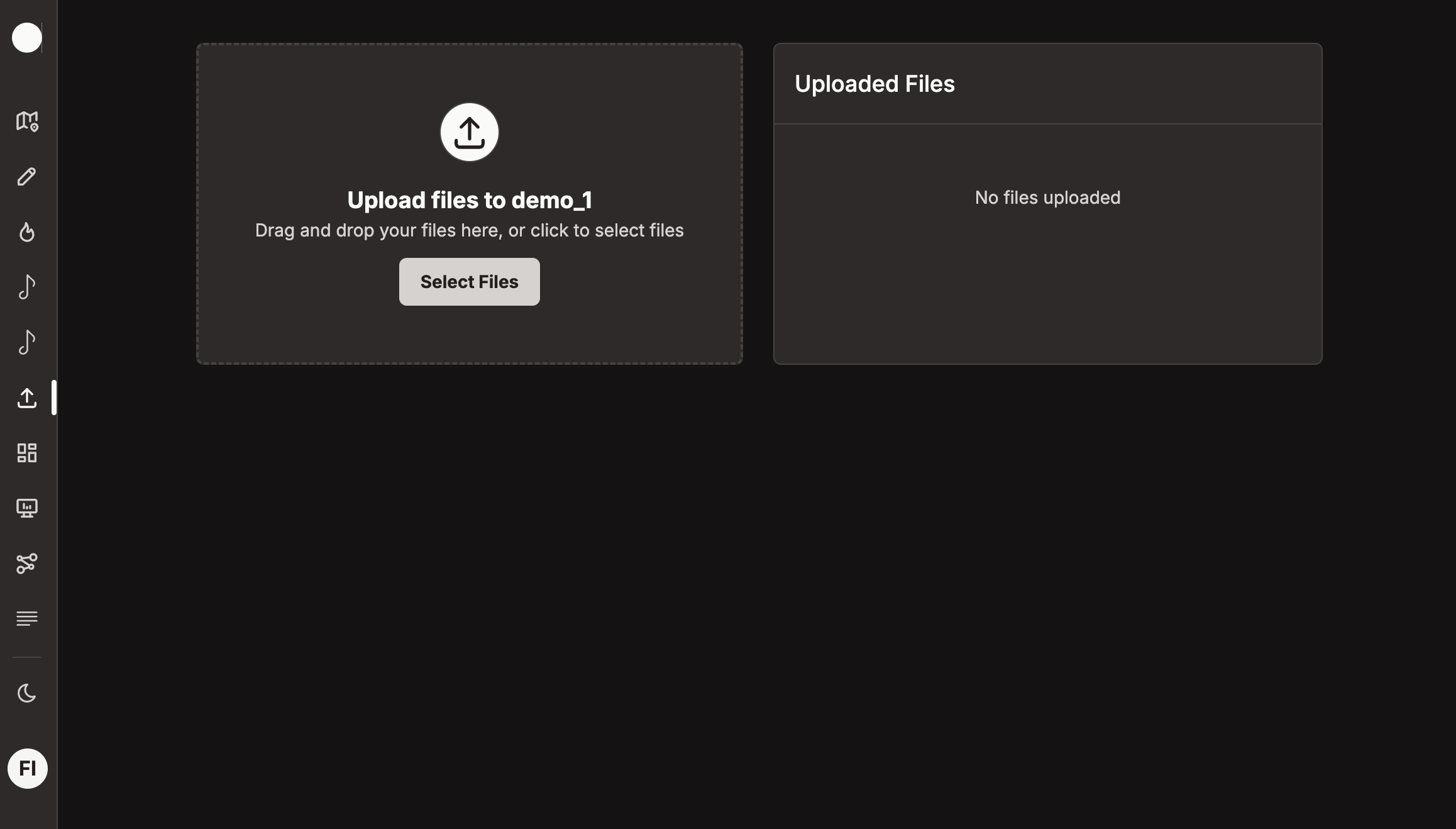 Calcifer Document Analytics Interface