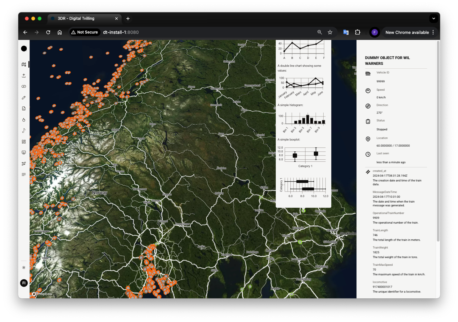 SpatioMap geospatial visualization interface